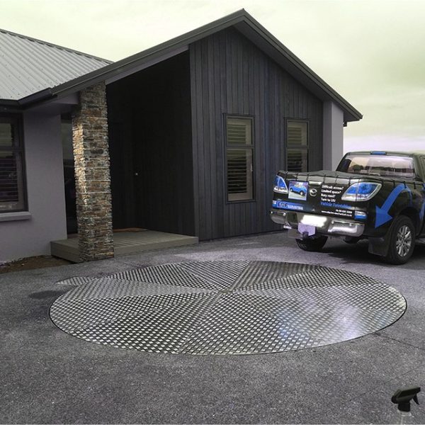 Garage Car Turntables Car Turntable Platform with Pin-Gear Drive Effortlessly solve driveway challenges and limited parking access with our advanced car turntable platform. Designed for both indoor and outdoor use, this rotating platform offers smooth, reliable, and low-maintenance operation, ensuring convenience and enhanced functionality. Innovative Design and Construction Our car turntables are built with durability and precision in mind. The turntable’s pin-gear drive mechanism ensures smooth operation with minimal wear and tear, outclassing traditional friction drive systems that are prone to noise and higher maintenance. Pin Tooth Plate: Crafted from 10mm thick steel, precision-cut using CNC machinery, and treated for maximum durability. Nylon Components: High-strength nylon gears and wheels deliver superior abrasion and corrosion resistance while significantly reducing operational noise. Adjustable Height: Equipped with four supporting bolts and a central seat with adjustable shaft sleeves, the turntable can accommodate uneven installation surfaces. Seamless Functionality and Efficiency The car turntable offers unparalleled rotational capabilities, making it an ideal solution for tight parking spaces and restricted driveway access. Rotation and Capacity: Capable of 360° continuous rotation at variable speeds (0.2–1 RPM), the turntable can support weights ranging from 3,000 to 8,000 kg, making it suitable for a wide range of vehicles. Mesa Options: Choose from multiple diameter sizes (4m to 9m) and materials, including density board, plywood, and pattern aluminum alloy, to match your specific requirements. Advanced Control and Safety Features Our platform is designed with user convenience and safety in mind. Control Options: Operate the turntable using manual control, remote control, or angle-specific rotation control, ensuring precision and ease of use. Reliable Motor and Drive: The AC frequency conversion brake motor ensures smooth engagement of the main gear and stable rotation. Key Advantages Over Competitors Our car turntable stands out with its innovative design and cutting-edge features: Pin-Gear Drive Mechanism: Provides superior reliability, lower maintenance, and quieter operation compared to friction-drive systems. Noise Reduction: High-strength nylon gears and wheels significantly reduce noise levels during operation. Customizable Options: Choose from various sizes, materials, and control modes to meet your unique needs. Versatile Applications Whether you need a turntable for a residential driveway, a commercial garage, or an industrial parking lot, this platform offers unmatched versatility and performance. Upgrade your parking experience with our Car Turntable Platform with Pin-Gear Drive—a reliable and innovative solution for modern parking challenges.
