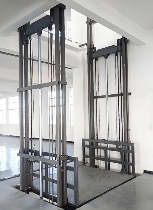 Buy Goods Elevator With Guide Rails Guide