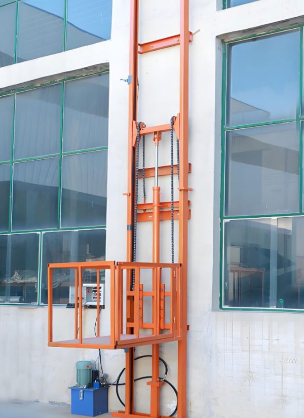 Buy Goods Elevator With Guide Rails Guide
