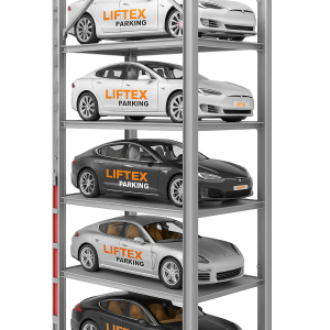 Super High Vertical Quintuple Car Stacker