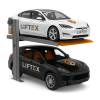 2 Post Hydraulic Parking Lift – Compact Car Stacker System | Liftex Parking
