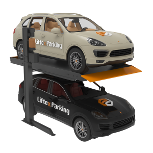 Bestseller! Hydraulic Two Post Car Parking Lift – 2700 kg Capacity Stacker | Liftex Parking