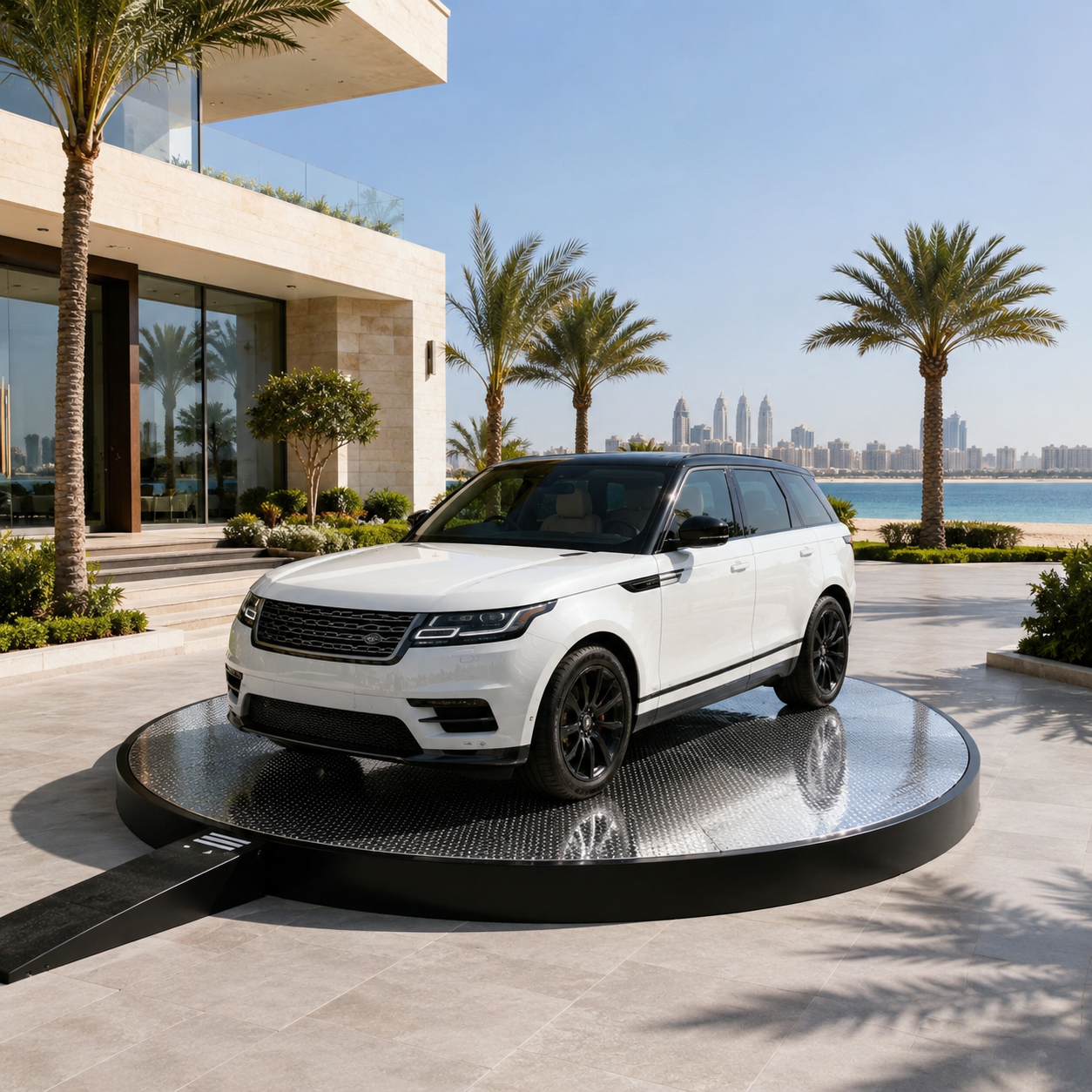 Driveway Car Turntable for Palm Jumeirah Villas