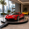 Ferrari and Lamborghini Car Turntable Dubai